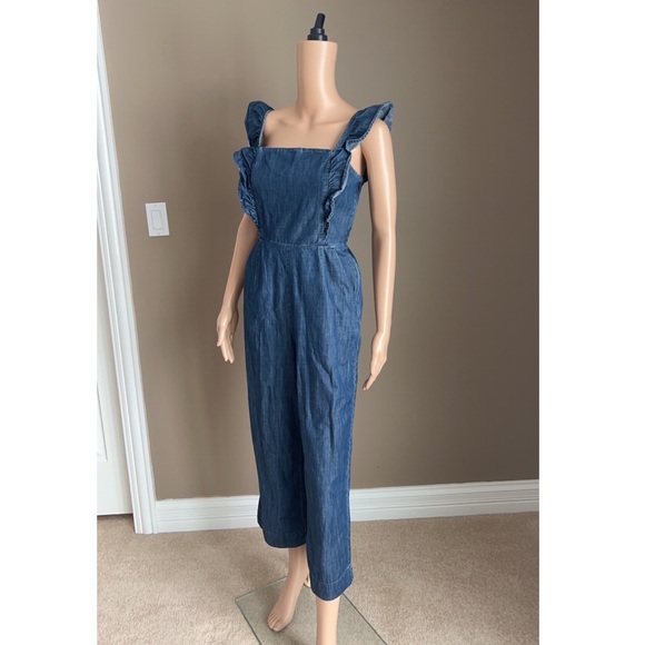 Gap Apron wide leg overalls - Picture 5 of 9